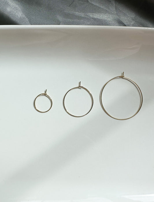 10 piece 316 Surgical Stainless Steel Hoops