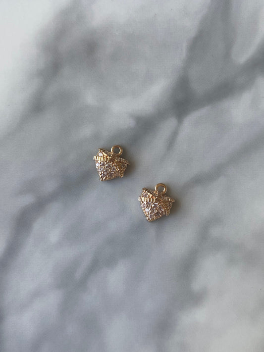 tiny heart charms for jewelry making